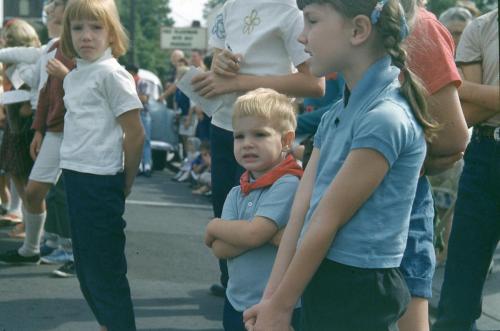 Watching the parade